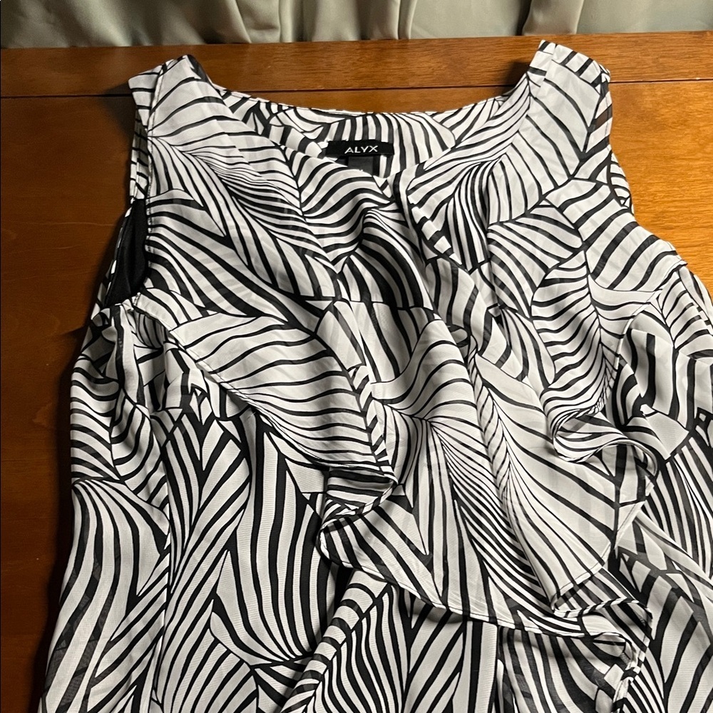 Alyx Zebra Print Women's Blouse